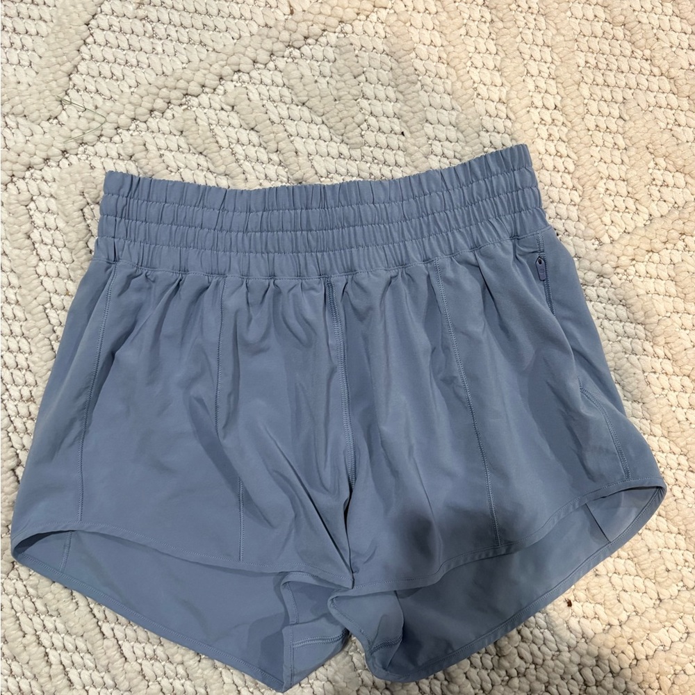 CRZ YOGA Women's Light Blue Athletic Shorts